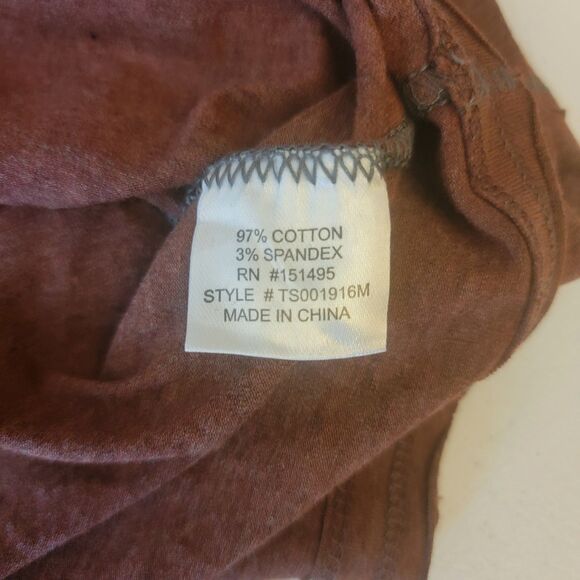 Buckle Mens Size XL Red Burgandy Cotton Spandex Short Sleeve Polo NWT - Picture 9 of 9